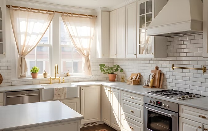 Modern renovated kitchen