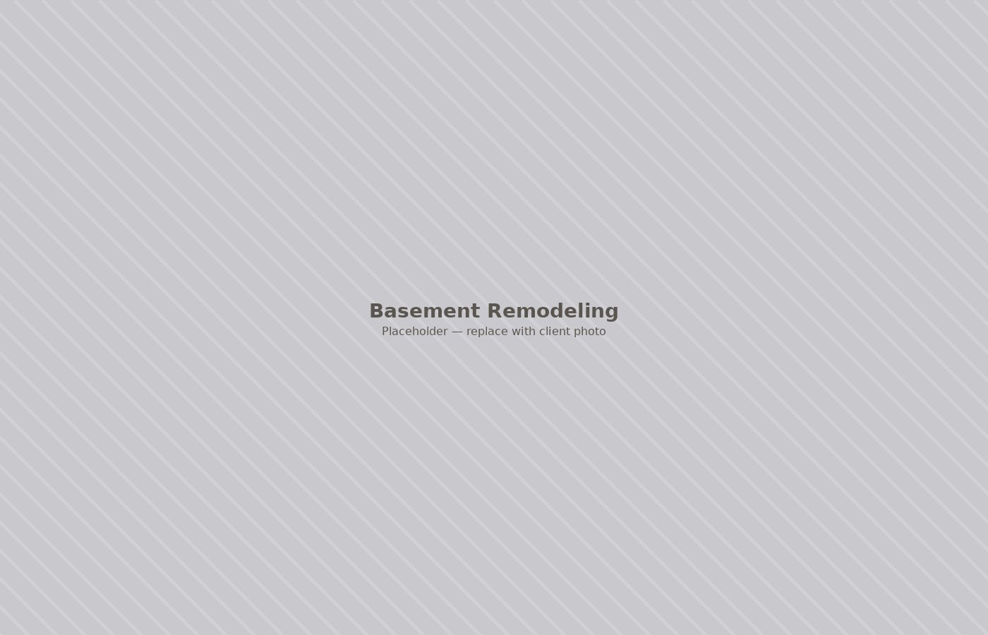 Renovated basement