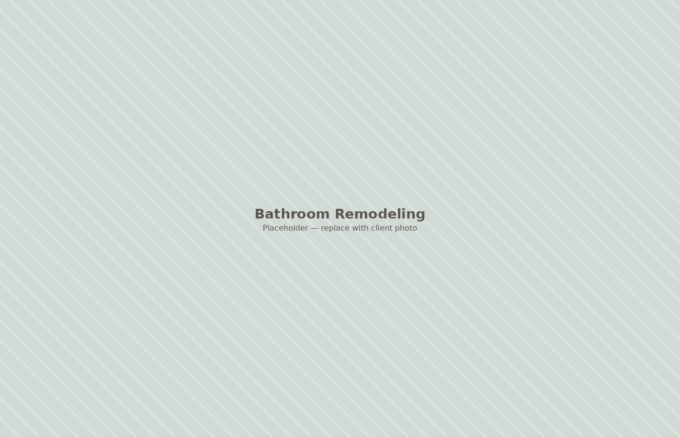Renovated bathroom