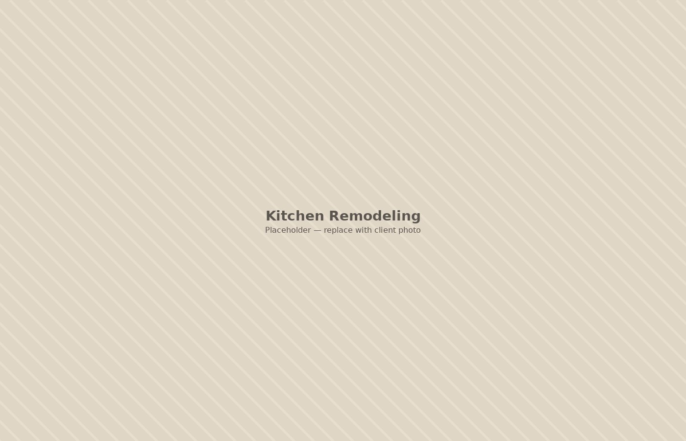 Renovated kitchen